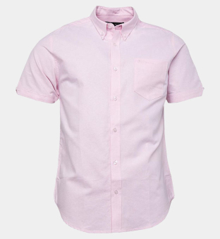 Ben Sherman Shirt Mens Light Pink