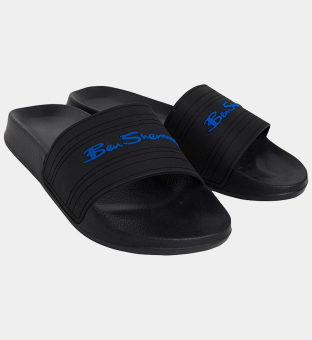 Ben Sherman Sliders Mens Black Royal