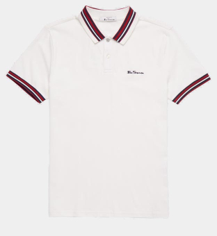 Ben Sherman Polo Shirt Mens White