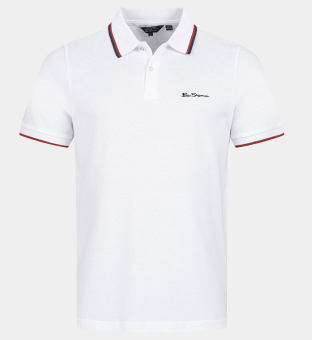 Ben Sherman Polo Shirt Mens White