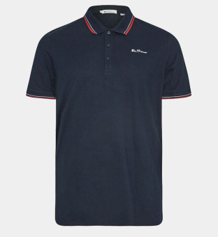 Ben Sherman Polo Shirt Mens Dark Navy