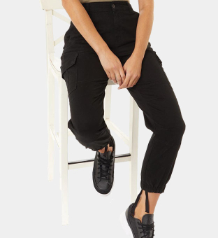 Bench Cargo Pant Womens Black