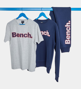 Bench Sweatshirt And Joggers Mens Navy Ecru