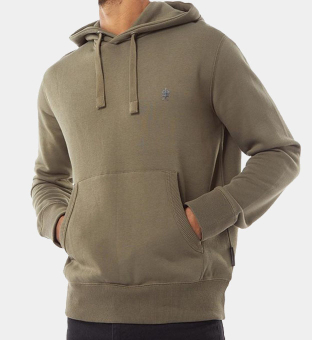 French Connection Hoody Mens Khaki