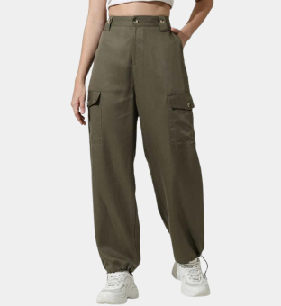 French Connection Jogger Womens Olive Green