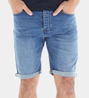 French Connection Shorts Mens Blue