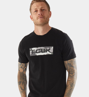 French Connection T-shirt Mens Black