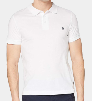 French Connection Polo Shirt Mens White