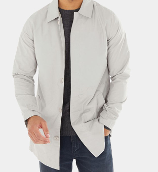 French Connection Jacket Mens Stone