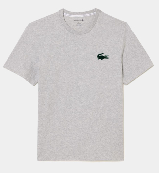 Lacoste T-shirt Mens Silver