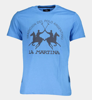 LA Martina T-shirt Mens Blue