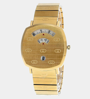 Gucci Watch Unisex Yellow Gold